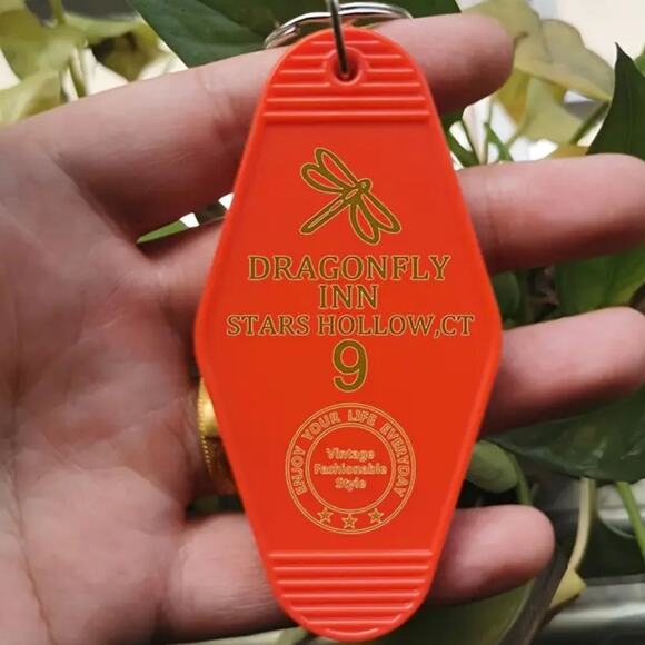 Dragonfly Inn Key Ring Motel Gilmore Girls - Picture 1 of 1